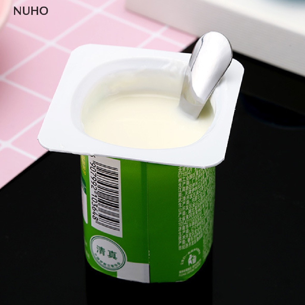 Muỗng Múc Gia Vị Bằng Thép Không Gỉ Tay Cầm Ngắn Dễ Thương