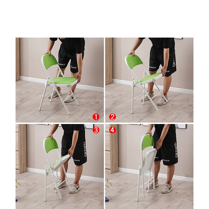 Ghế gấp boc da - Ghế Xếp Văn Phòng Tâm House GX024 | BigBuy360 - bigbuy360.vn