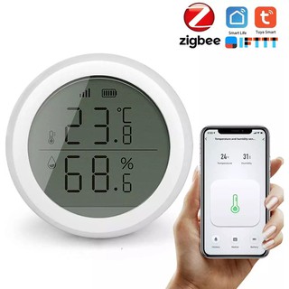 Cảm biến Nhiệt độ - Độ ẩm Zigbee Tuya