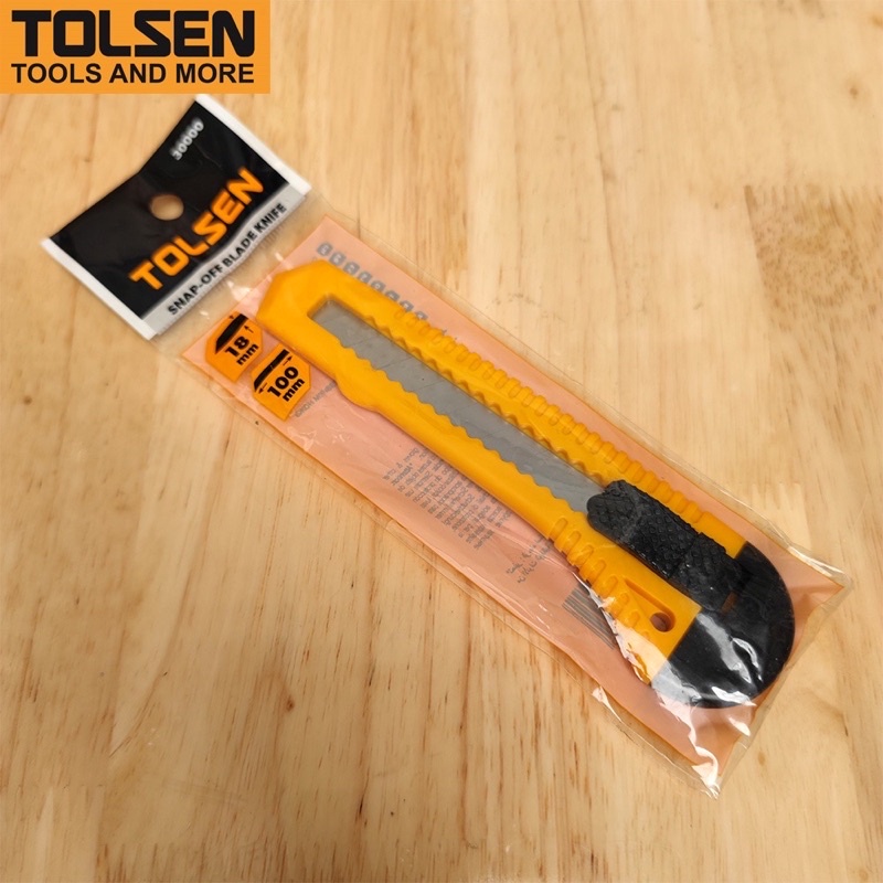 Dao rọc giấy 18mm 100mm TOLSEN Snap-off Blade Knife 30000