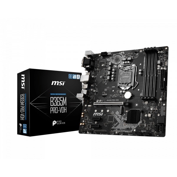 [NEW FULL BOX] Bo mạch chủ MSI B365M PRO-VH 1151v2 Socket 1151, m-ATX, Intel B365 đẳng cấp đến từ thương hiệu bh 3 năm