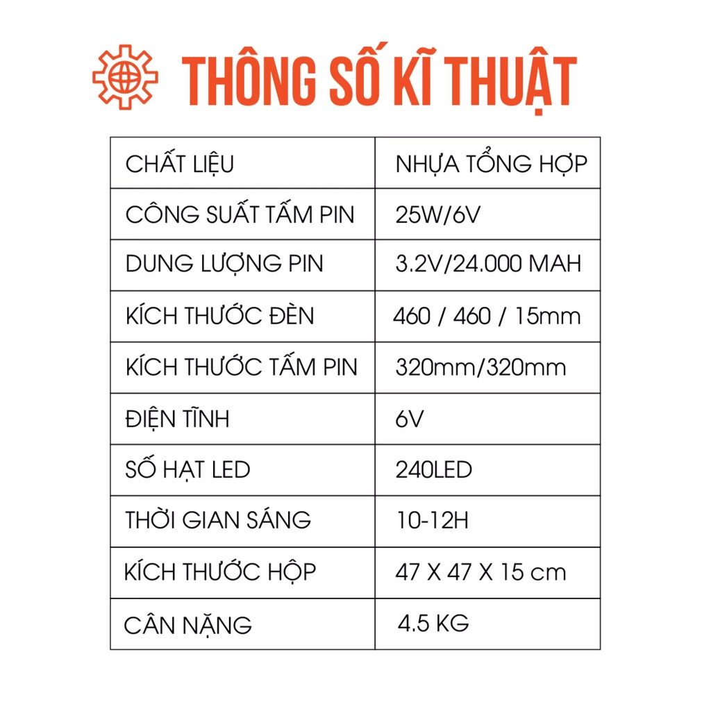 Đèn năng lượng mặt trời sân vườn, Đèn trang trí sân vườn UFO công suất 200W, Bảo hành 2 năm tiêu chuẩn chống nước IP67