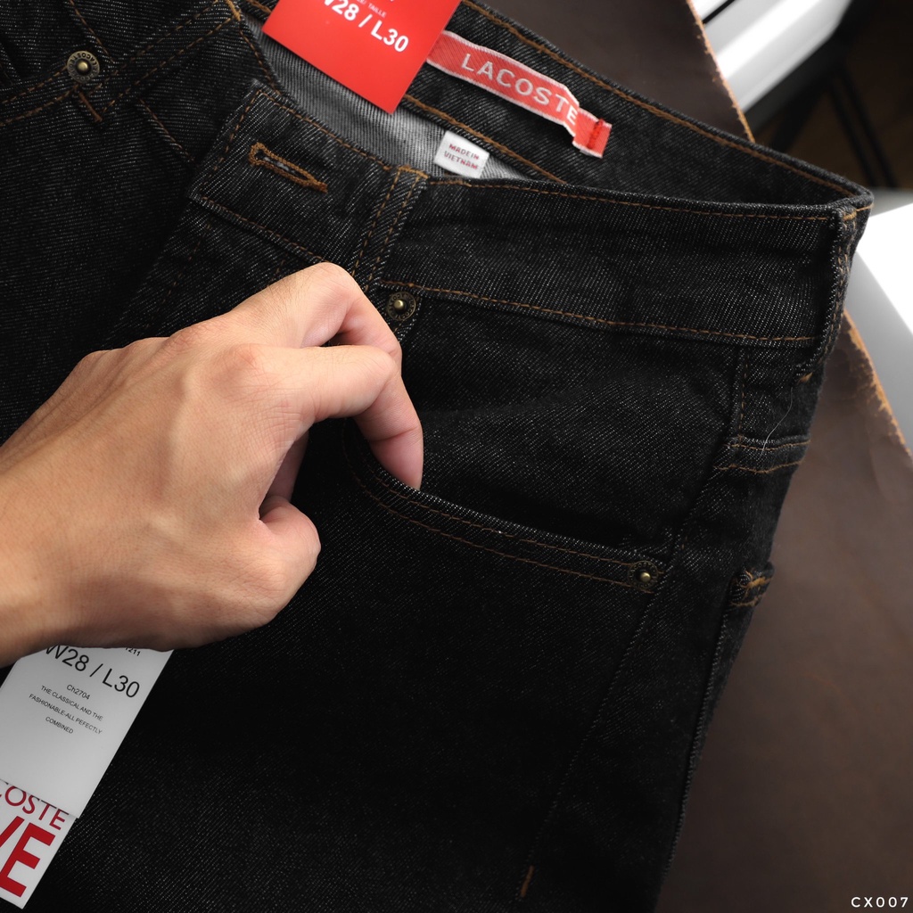 Quần jean dài nam công nghệ wash cao cấp, form slim fit tôn dáng CX007