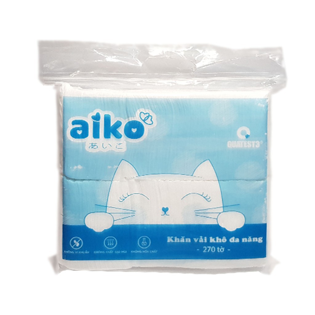 Khăn vải khô đa năng cho bé Aiko