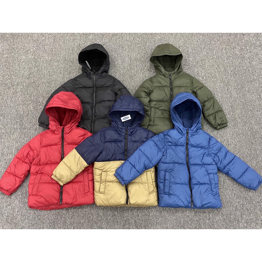 Áo khoác phao siêu nhẹ lót nỉ Oldnavy nhiều màu BT