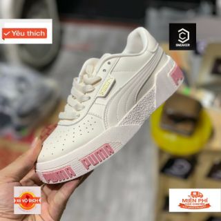 Video + ảnh thật > giày sneaker trắng thấp cổ chữ hồng