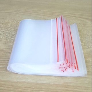 1 kg túi zip chỉ đỏ các size