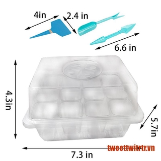 Khay Gieo Hạt 10 Ô (12 Ô) Độ Ẩm)