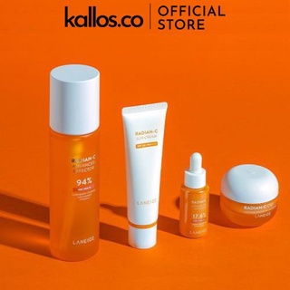 Kem Dưỡng Chống Nắng Laneige Radian C Cream, Vitamin Spot Ampoule, Sun Cream, Advanced Effector - Kallos Vietnam