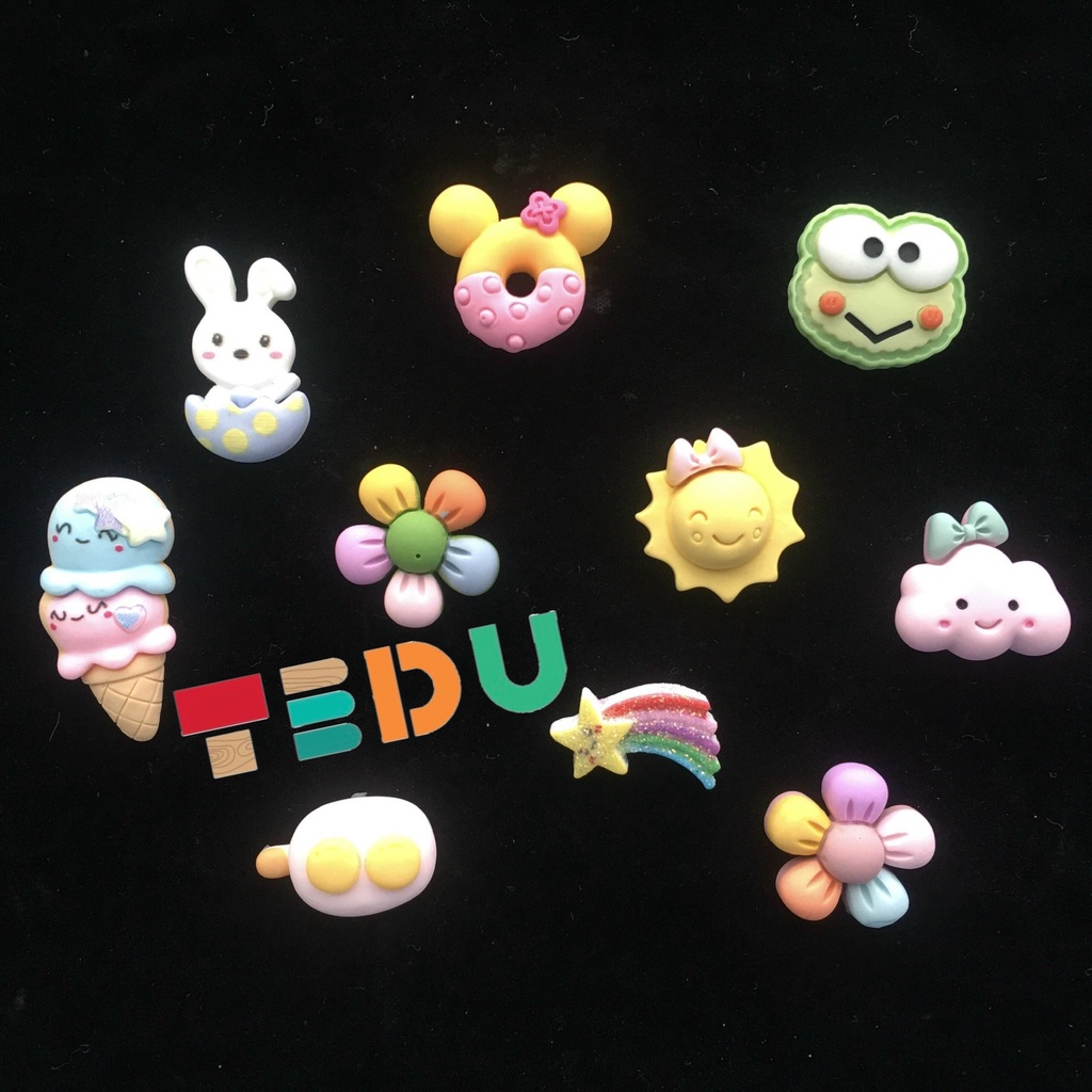 Charm trang trí chủ đề Cầu vồng xinh xắn TEDU