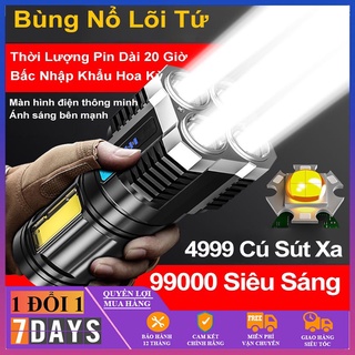 Đèn Pin Mini, Đèn Pin Siêu Sáng Cầm Tay Chiếu Xa, Chống Nước Tiện Lợi PAPAA.HOME