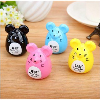 Gọt bút chì cute hình Chuột siêu dễ thương - Chuốt bút chì văn phòng phẩm tiện dụng cho bé