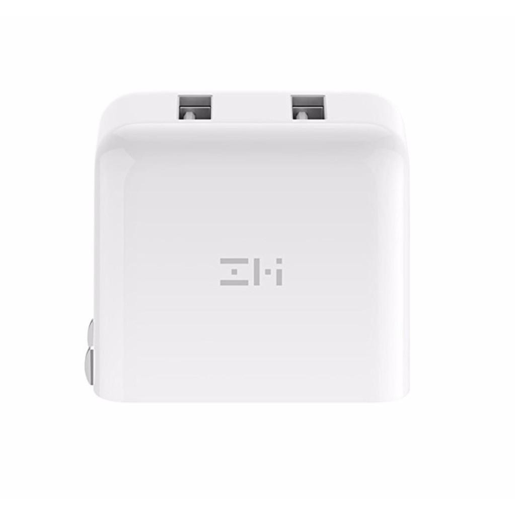 Cốc Sạc Xiaomi ZMI 2 Cổng USB Phiên Bản 2017 Có Hỗ Trợ Sạc Nhanh QC3.0 Củ Sạc Nhanh 2 USB QC 3.0