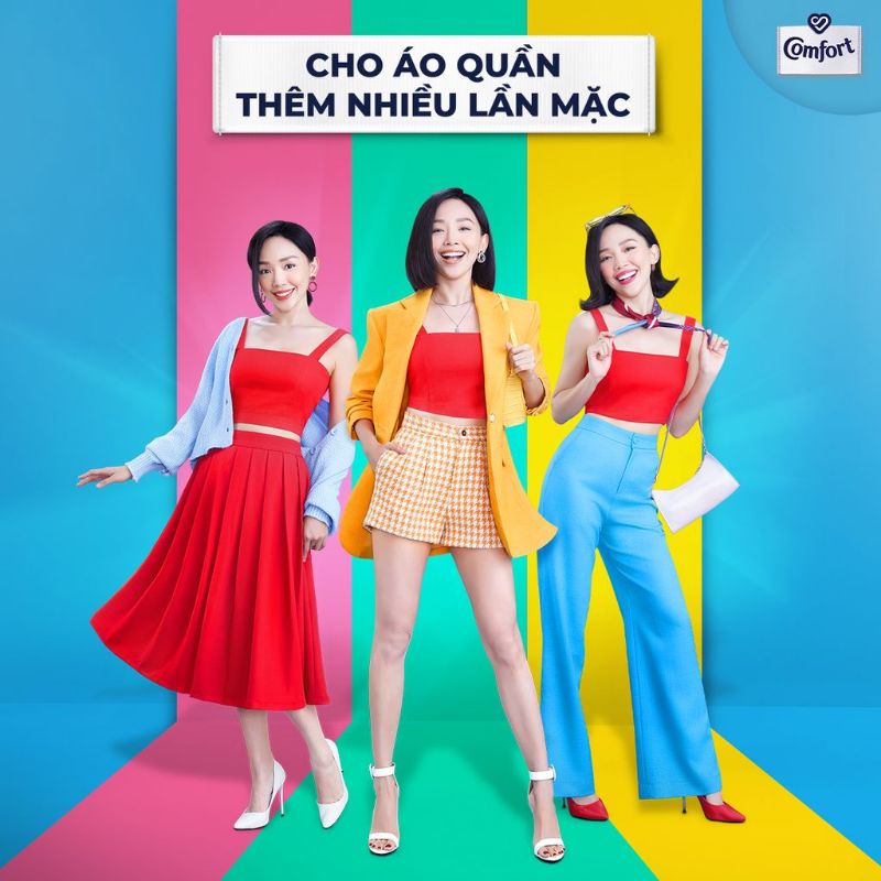 Nước xả vải comfort 3.2L.