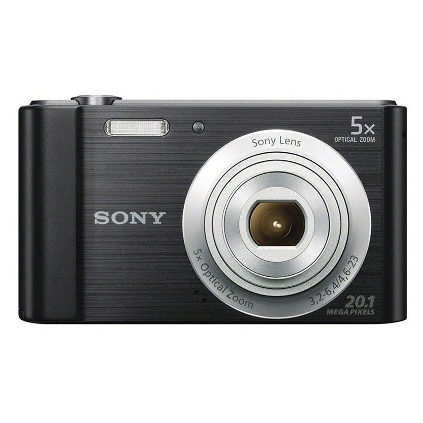 Máy ảnh KTS Sony Cyber-shot DSC-W800 20.1MP và Zoom quang 5x (Đen)