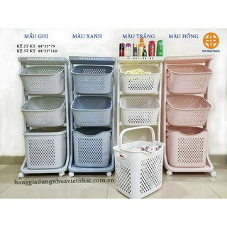 Kệ nhựa để đồ đa năng 3 tầng Việt Nhật
