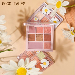 Phấn Mắt Nhũ Lì 8 Ô Màu GOGO TALES Daisy Cúc Họa Mi-Lizan kho sỉ mỹ phẩm tp hcm