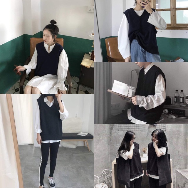 ÁO GILE BASIC UNISEX BLACK