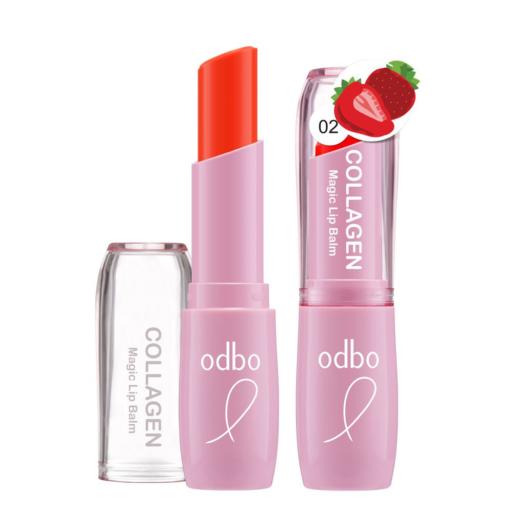 Son dưỡng Odbo Collagen Magic Lip Balm OD521