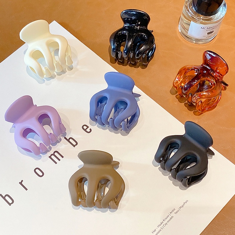 Kẹp Tóc Acrylic Hình Lục Giác Nhỏ Nhắn Xinh Xắn Thời Trang Hàn Quốc