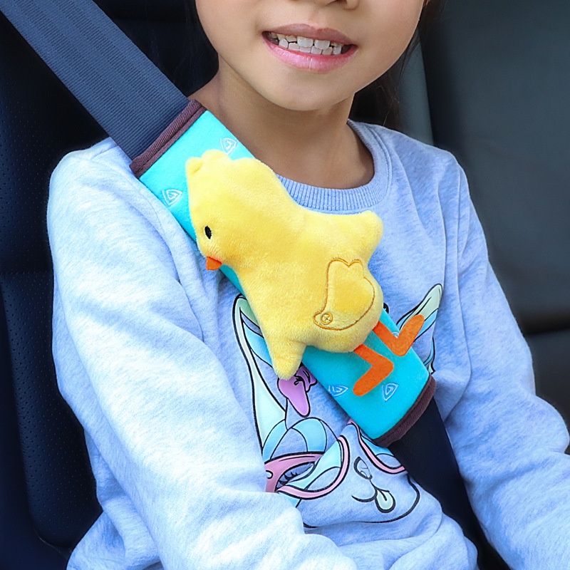 Vỏ Bọc Dây Đai An Toàn Xe Hơi Họa Tiết Hoạt Hình Dễ Thương Tùy Chỉnh Tiện Dụng Cho Bé