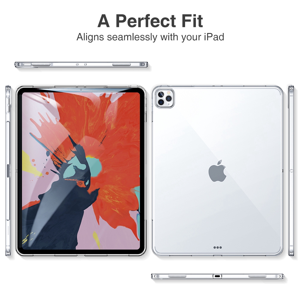 Ốp Lưng Silicone Tpu Siêu Mỏng Chống Sốc Cho Ipad Pro 11 2021 Pro 12.9 2020 Air 4 10.9 10.2 8th 7th | BigBuy360 - bigbuy360.vn