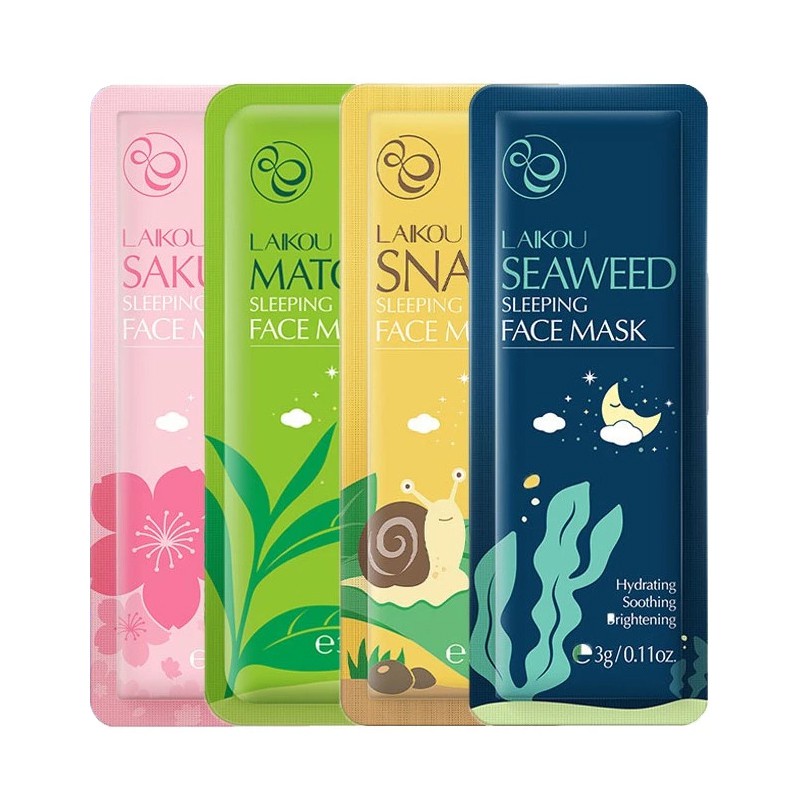 Mặt Nạ Ngủ Chiết Xuất Tự Nhiên Hỗ Trợ Giảm Mụn Kiềm Dầu Trẻ Hóa Phục Hồi Da | BigBuy360 - bigbuy360.vn