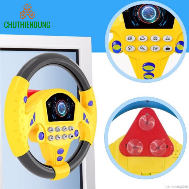 Đồ chơi vô lăng xe ô tô có nhạc cho bé