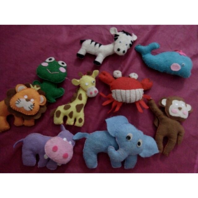 Đồ chơi tự làm mầm non _động vật thú nhồi bông