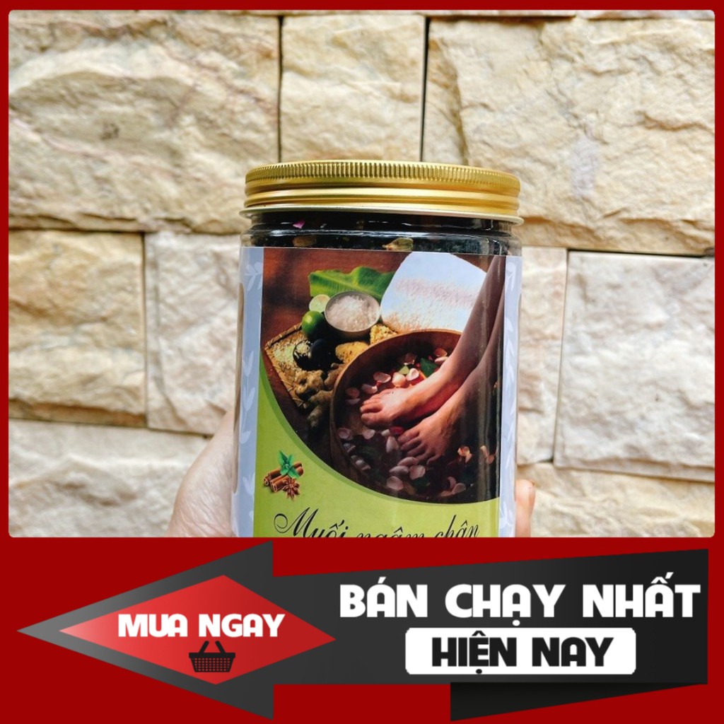 Muối ngâm chân thảo dược bà bầu giúp thải độc tố hỗ trợ ngủ ngon đau nhức xương khớp