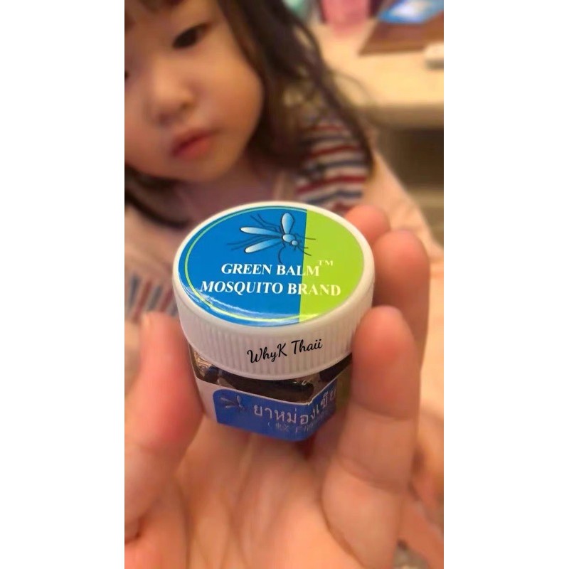 Dầu Thoa Muỗi Đốt Thái Lan Chính Hãng Green Balm Mosquito Date 2023