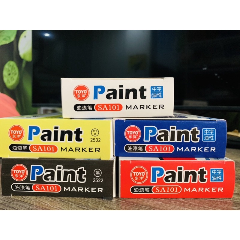 Bút sơn Toyo-Bút sơn vẽ lốp-Bút sơn vẽ giày Paint matrket SA101
