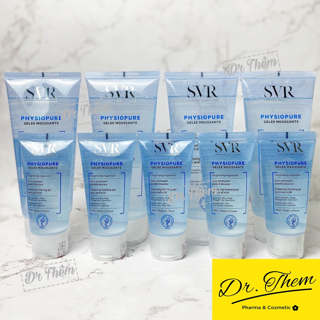 ✅[CHÍNH HÃNG] Sữa Rửa Mặt SVR Cho Da Nhạy Cảm - SVR  PHYSIOPURE Gelee Moussante Gel Srm 55ml - 200ml | BigBuy360 - bigbuy360.vn
