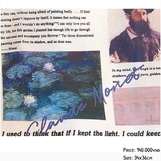 “Claude Monet” tote bag.