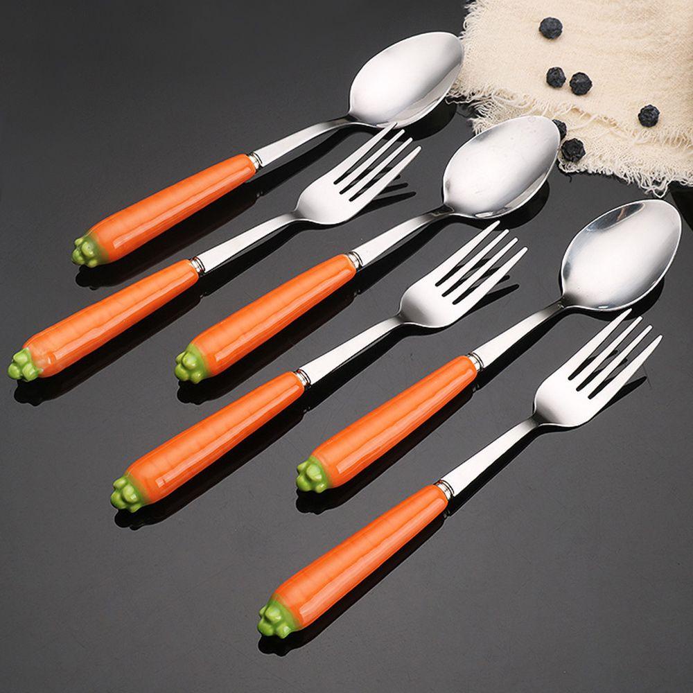 HECCEH Bộ Dụng Cụ Ăn Uống Gồm Muỗng, Nĩa, Đũa Được