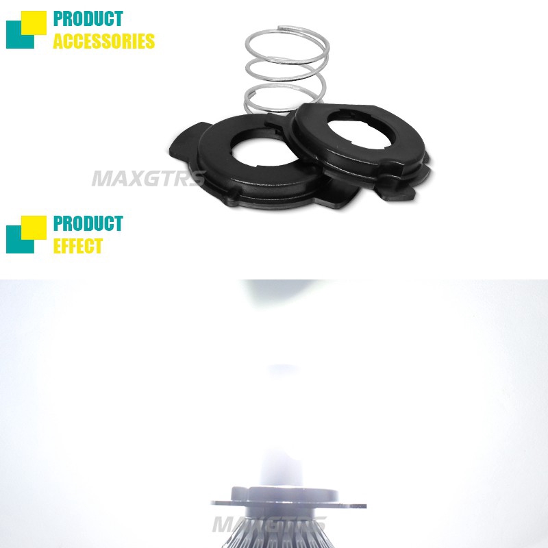 Đèn Pha LED MAXGTRS  H4 H6 P15D-25 Ba20D Cho Xe Mô Tô