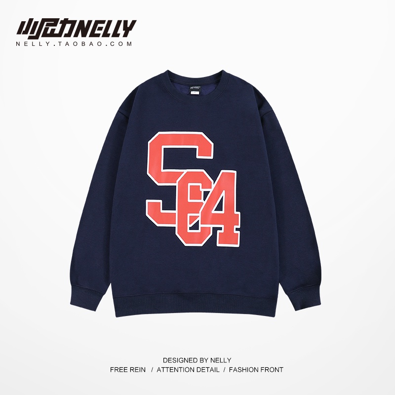 Áo nỉ sweater lót lông Nelly unisex mẫu mới 2022 mã 019