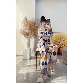 Pyjama dài hoạ tiết xược 041 cao cấp