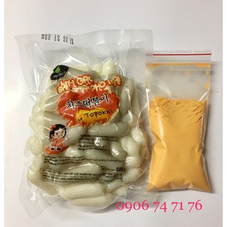 500g bánh gạo nhân phô mai + bột phô mai