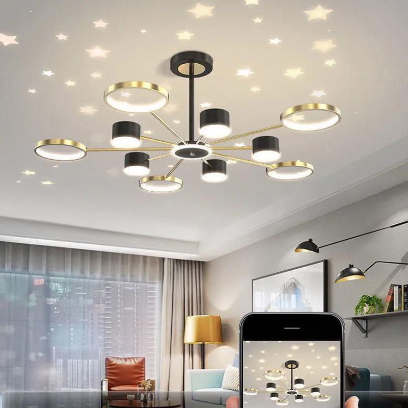 IKEE BàN ĂN BắC ÂU Đèn Ốp Trần Led ĐèN Treo Trần Đèn Chùm Phòng Ngủ Hiện Đại Phòng Khách GiảN ĐèN Thả Trang Trí
