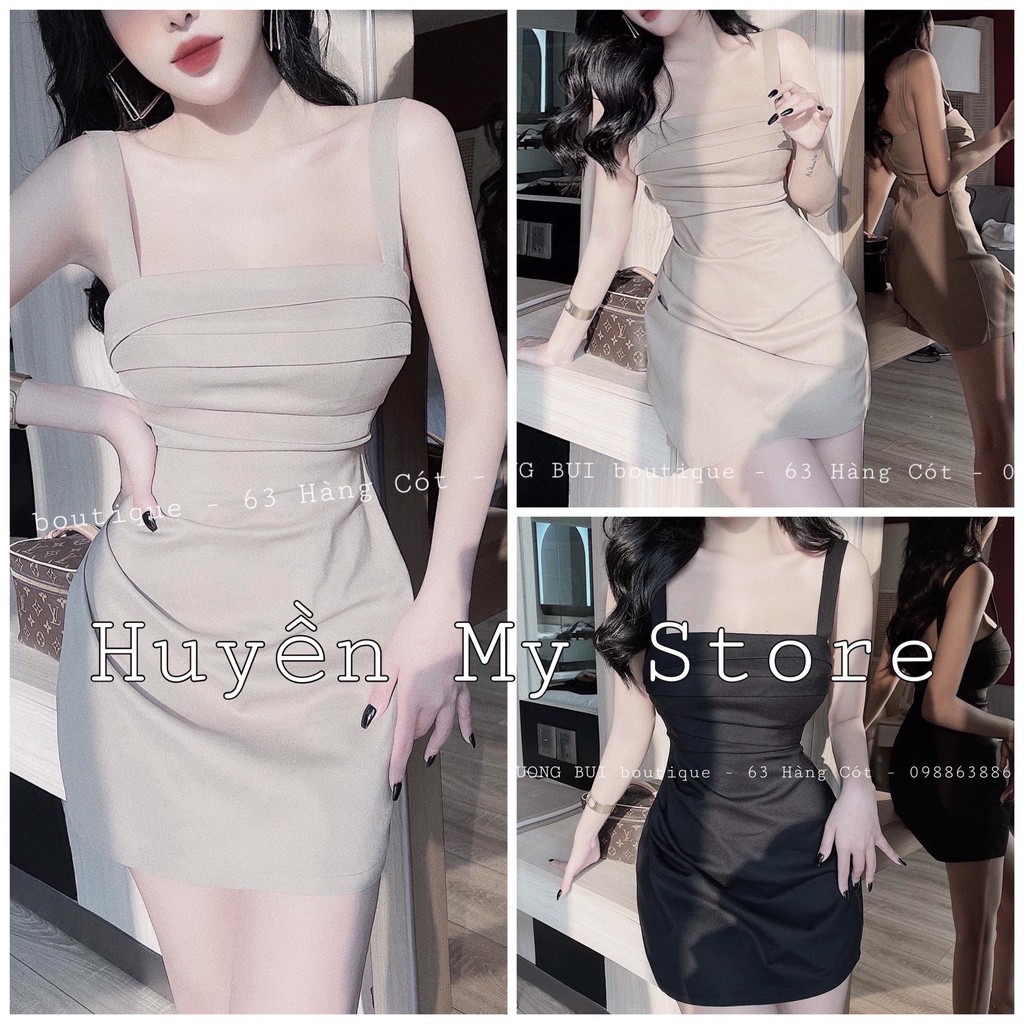Váy KaKi 👗 Dáng Ôm Quấn Băng 💟 Váy Thô Mềm 👘 Hàng Mai Phương Bùi (kèm ảnh + video thật)