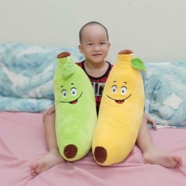 Vỏ chuối tròn nhồi bông size 50cm