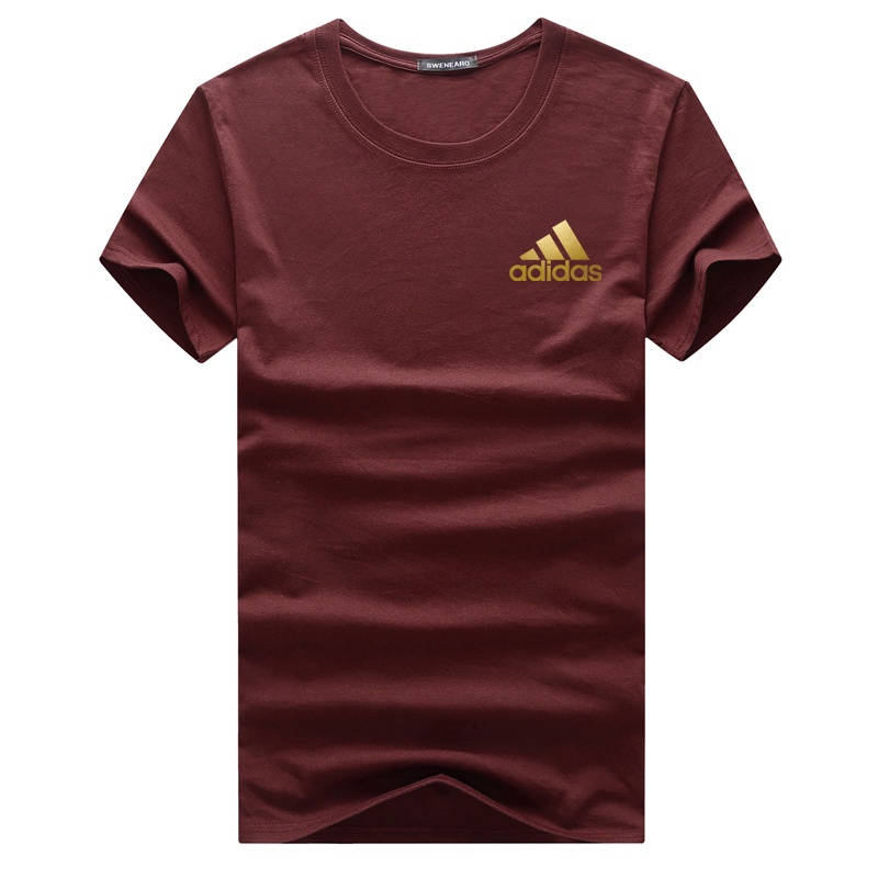 Áo Thun Thể Thao Adidas Tay Ngắn Cổ Tròn Chất Liệu Microfiber Có Size Từ M-5Xl Dành Cho Nam Giới