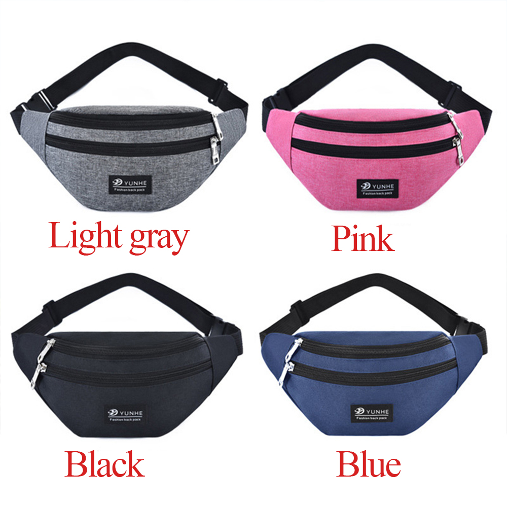 Túi đeo hông nhiều màu tự chọn phong cách thể thao cho nam và nữ