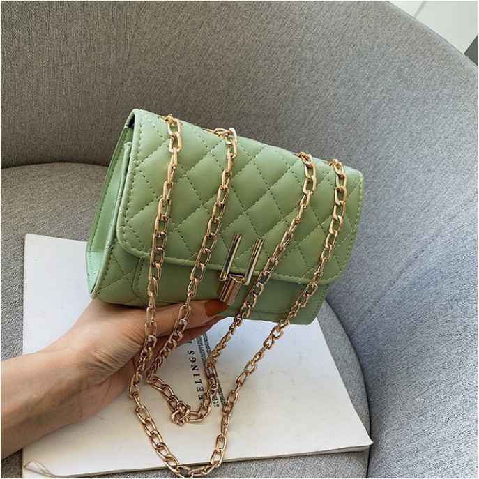 Túi đeo chéo nữ trần trám bút chì ELLY 89