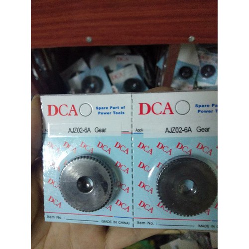 Bánh răng  lắp máy khoan DCA AJZ02-6A chính hãng - bánh răng 6A