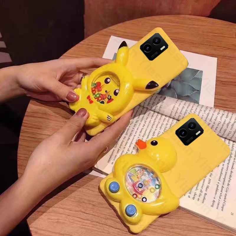 Ốp Điện Thoại Hình Chú Vịt 3D Dễ Thương Cho Vivo Y15S Y15A Y21S Y33S Y21 Y20 Y20S Y12S Y51 Y17 V23E V21