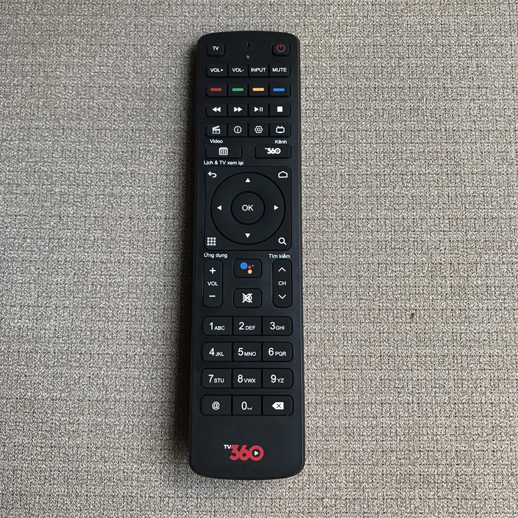Điều khiển đầu thu viettel, Remote đầu truyền hình có giọng nói Viettel , TVBOX 360 độ