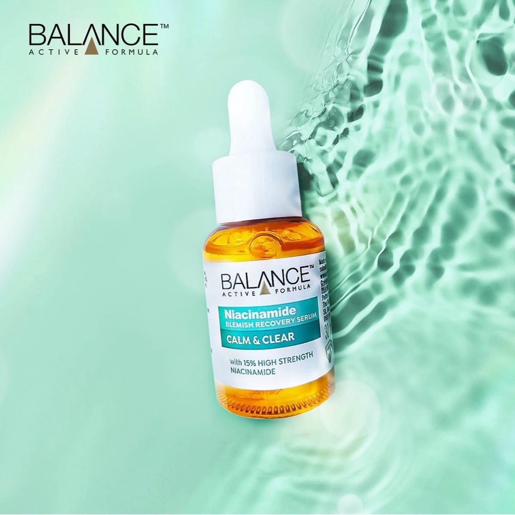 Serum Balance Niacinamide 15% Ngừa Mụn Mờ Thâm Sáng Da Blemish Recovery 30ml - Khongcoson