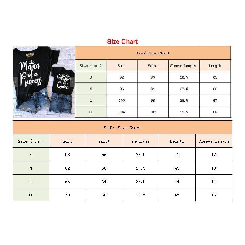 EII-Mom and Kids Short Sleeve T-Shirt Family Matching Clothes Couple Lover Tee Tops